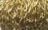 1 Meter of 13x9mm Bright Gold Chain